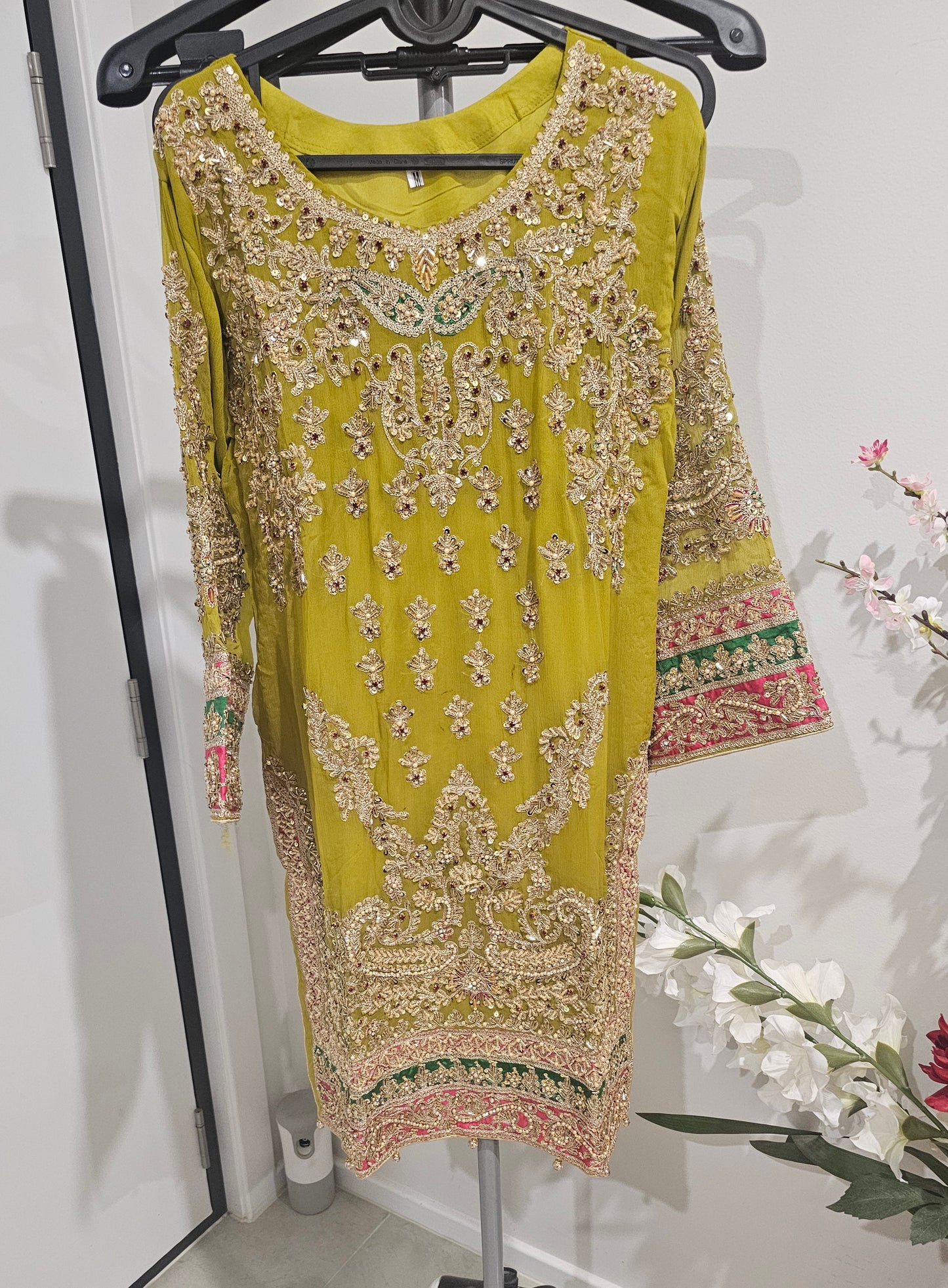 New Designer Party Wear Indian Pakistani Wedding Salwar Kameez Dress suit Kurti (Copy)