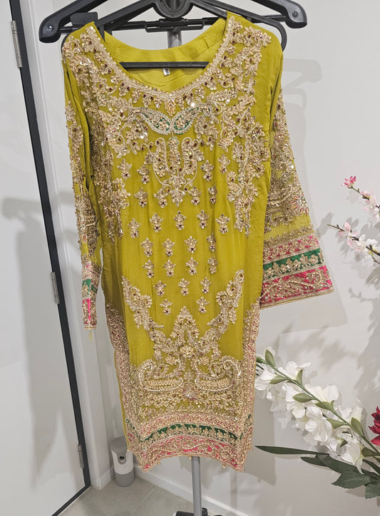 New Designer Party Wear Indian Pakistani Wedding Salwar Kameez Dress suit Kurti