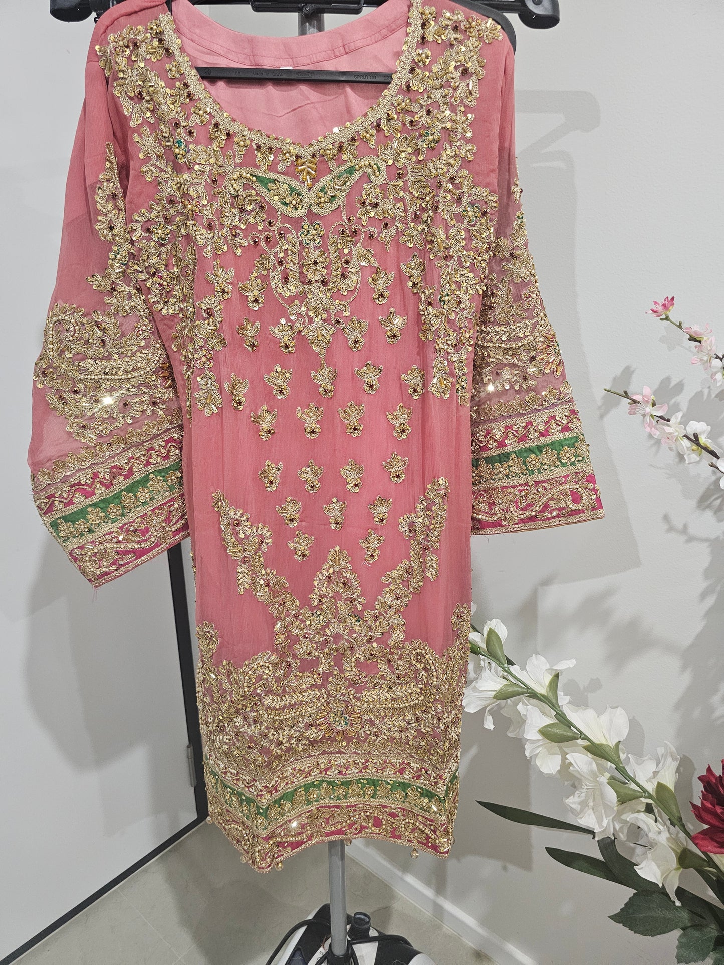 New Designer Party Wear Indian Pakistani Wedding Salwar Kameez Dress suit Kurti (Copy)