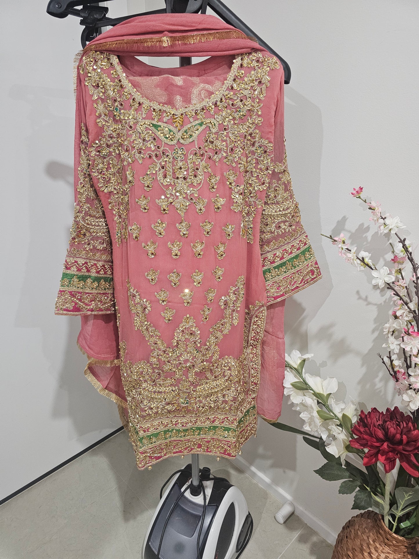 New Designer Party Wear Indian Pakistani Wedding Salwar Kameez Dress suit Kurti (Copy)
