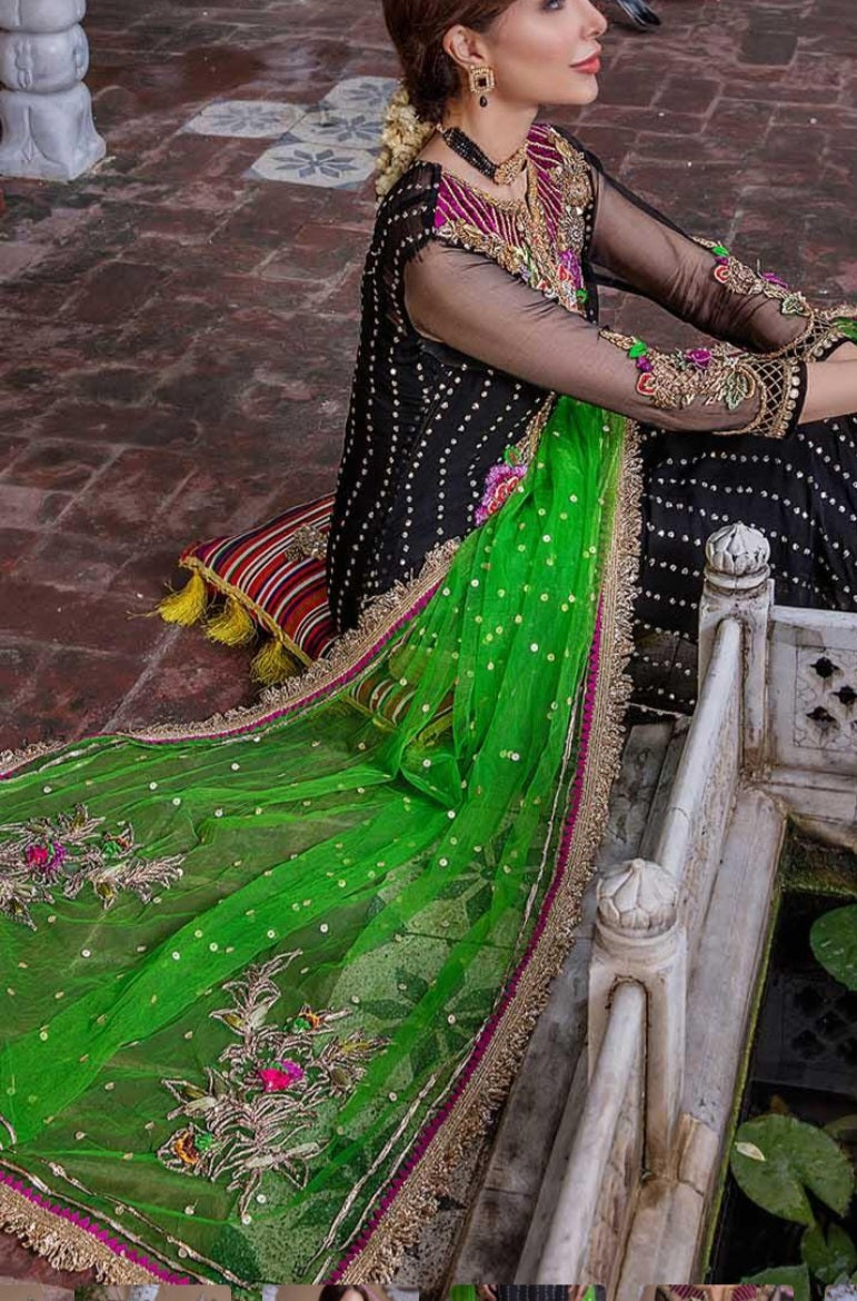 Pakistani traditional embroidery suit