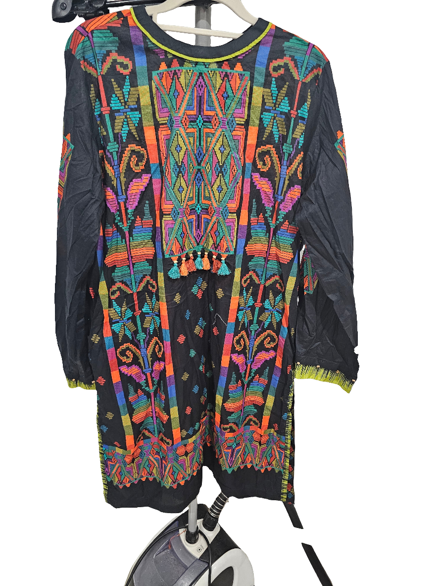 Pakistani traditional embroidery suit