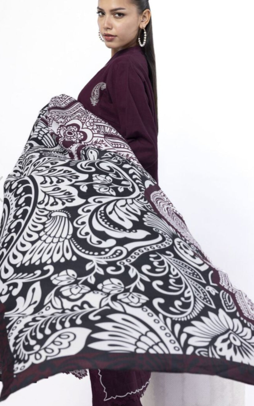 Pakistani traditional embroidery suit